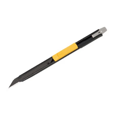 Black Blade Rubber Handle Utility Knife (60°angle)